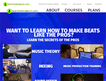 Tablet Screenshot of busyworksbeats.com